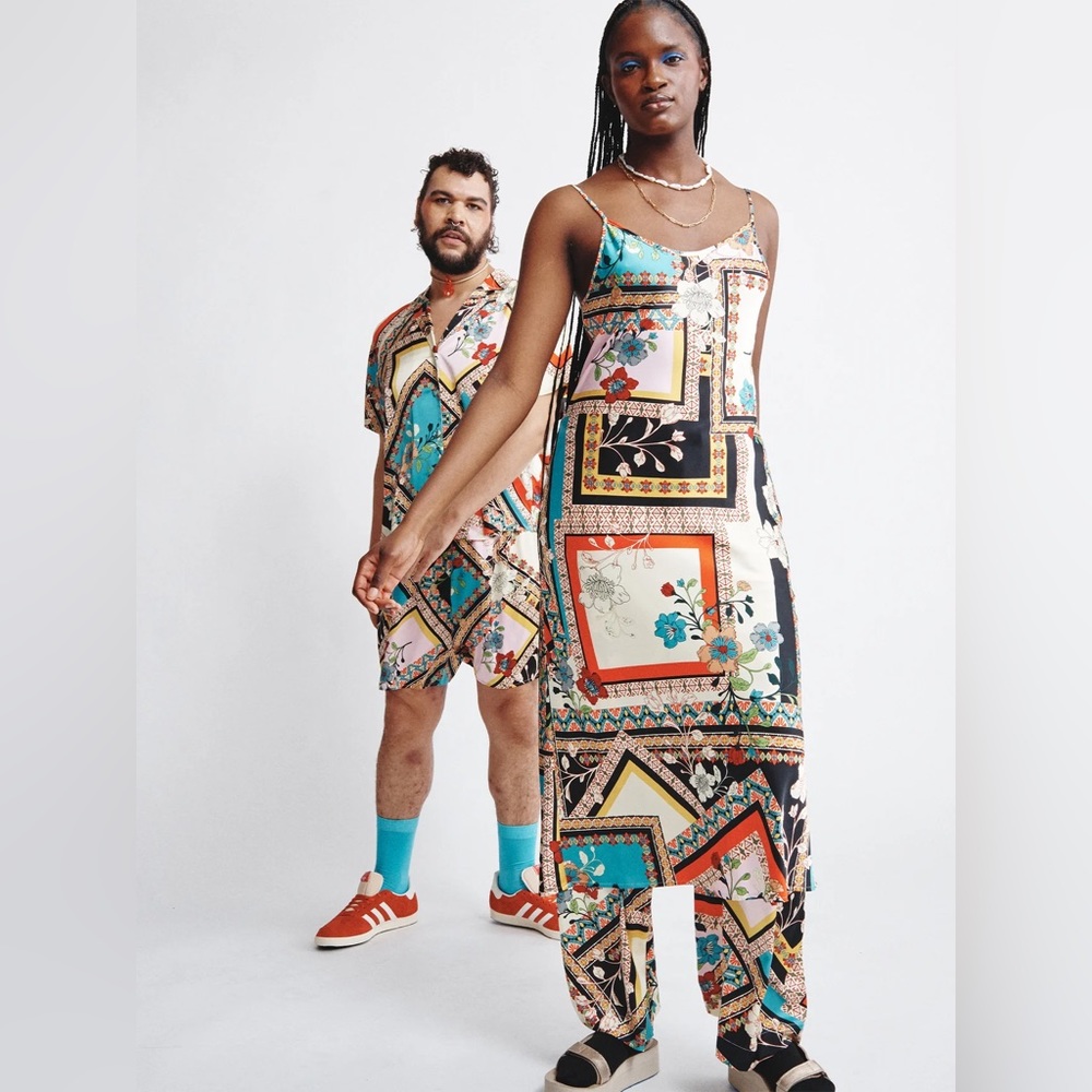 Twin Bandana Slip Dress - Picture 2 of 5